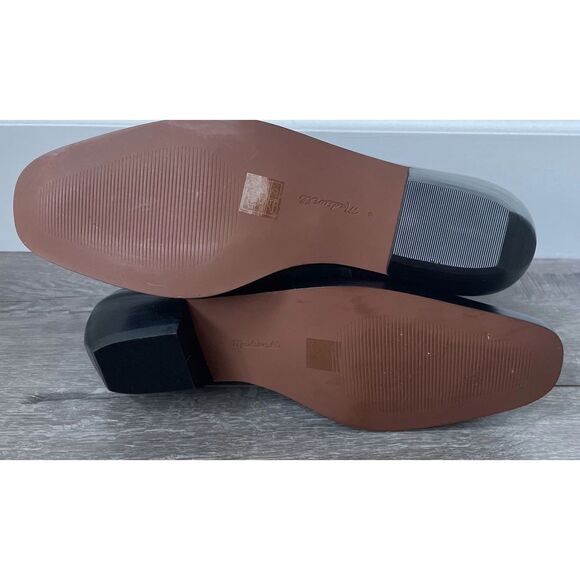 New  Madewell The Idris Black Leather Ankle Boot Women Size 9 Western Inspired - Picture 6 of 6